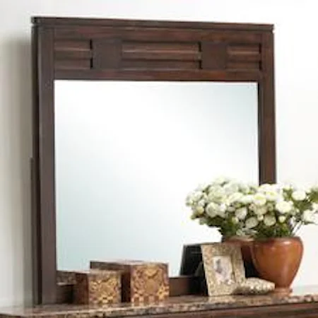 Transitional Framed Dresser Mirror